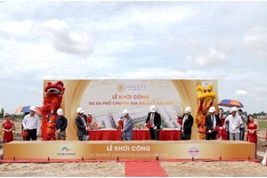 Lễ khởi công dự án phố chuyên gia Galaxy Hải Sơn.