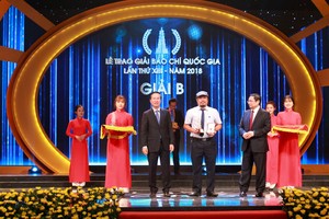 Báo Đầu tư đoạt Giải B Giải Báo chí Quốc gia năm 2018