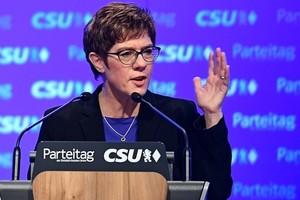 Bà Annegret Kramp-Karrenbauer tại Đức hồi tháng 1. Ảnh: Reuters.