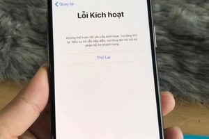Nhiều iPhone khóa mạng không thể kích hoạt khi nâng cấp iOS mới.