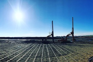 Các gói thầu đã ký kết tại dự án Tổ hợp Hóa dầu Long Sơn mang lại cho FCN khoảng 670 tỷ đồng doanh số. Ảnh: Thi công trên công trường dự án.