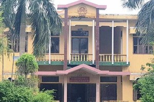 Trụ sở Đảng ủy, HĐND, UBND xã Nam Mỹ, huyện Nam Trực, tỉnh Nam Định.