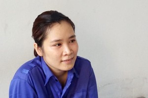 Bị can Lương khai nhận hành vi lừa đảo tại cơ quan Công an.