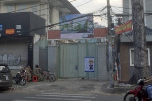 Trường tiểu học Nguyễn Sơn Hà nơi xảy ra sự cố.