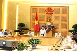 Phó Thủ tướng Phạm Bình Minh phát biểu tại Phiên họp - Ảnh: VGP/Hải Minh.