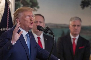 Tổng thống Mỹ Trump tại Nhà Trắng ngày 23/10.