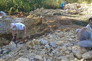 Khu vực các nhà khảo cổ học phát hiện ra các hoá thạch mới.