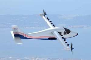 Máy bay X-57 Maxwell chạy hoàn toàn bằng điện. (Nguồn: NASA)