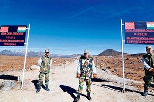 Biên giới hai nước Ấn Độ và Trung Quốc. (Nguồn: AFP)
