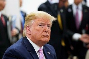 Tổng thống Mỹ Donald Trump trong một hội nghị hồi tháng 6. Ảnh: Reuters.