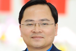 Anh Nguyễn Anh Tuấn,  Chủ tịch Ủy ban Trung ương Hội Liên hiệp Thanh niên Việt Nam khóa VIII