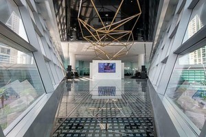 Bên trong sàn giao dịch kim cương Dubai Diamond Exchange. Ảnh: CNN.