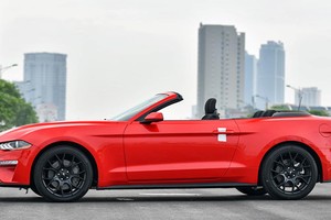 Ford Mustang Convertible 2018 vừa cơ bắp lại rất thời trang nhờ thiết kế mui trần.