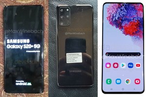 Thiết kế của mẫu máy được cho là Galaxy S20, sản phẩm kế nhiệm Galaxy S10. Ảnh: MaxWinebach.