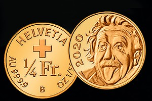 Thụy Sỹ phát hành đồng xu vàng nhỏ nhất thế giới