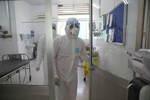 Bên trong khu vực cách ly bệnh nhân nCoV tại Bệnh viện Chợ Rẫy.
