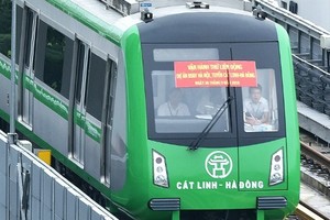 Dự án Cát Linh - Hà Đông đã được chạy thử liên động.