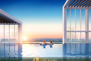 CitiGrand có tiện ích nội khu cao cấp như hồ bơi vô cực, khu vận động ngoài trời, khu vui chơi trẻ em, khu BBQ, thẻ từ an ninh, sảnh đón sang trọng…