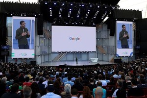 Quang cảnh hội nghị Google I/O năm 2018. (Nguồn: AFP).