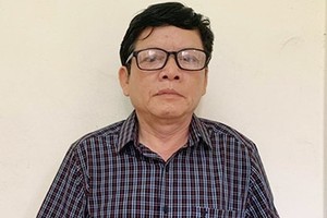 Nguyễn Lê Hải tại cơ quan điều tra.