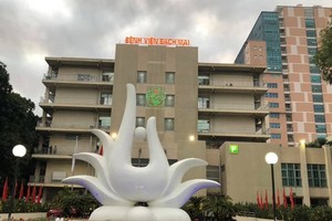 Bệnh viện Bạch Mai. (Ảnh: PV/Vietnam+).