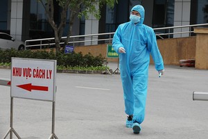 Khu cách ly tại Bệnh viện Bệnh Nhiệt đới Trung ương cơ sở 2.