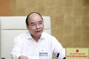 Thủ tướng Nguyễn Xuân Phúc phát biểu. (Ảnh: Thống Nhất/TTXVN).