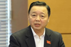 Bộ trưởng Tài nguyên Môi trường Trần Hồng Hà.