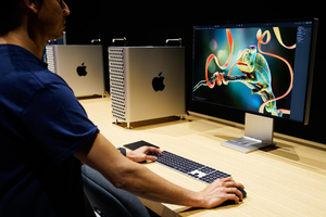 Máy tính và màn hình Mac Pro mới được giới thiệu trong Hội nghị các nhà phát triển toàn cầu hàng năm của Apple tại San Jose, California, vào ngày 3/6/2019. (Nguồn: Reuters).