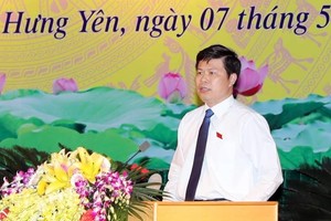 Đồng chí Trần Quốc Toản được bầu giữ chức Chủ tịch HĐND tỉnh Hưng Yên.