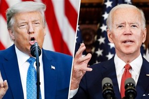 Tổng thống Mỹ Donald Trump và ứng cử viên tổng thống của đảng Dân chủ Joe Biden. (Nguồn: AP).