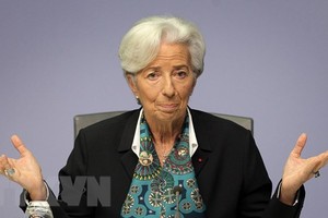 Chủ tịch ECB Christine Lagarde. (Ảnh: AFP/TTXVN).