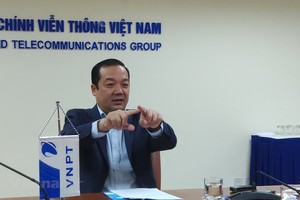Ông Phạm Đức Long là một trong những nhân tố quan trọng trong việc thúc đẩy, dẫn dắt VNPT tái cơ cấu thành công. (Ảnh: Trung Hiền/Vietnam+).