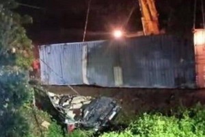 Hiện trường vụ tai nạn. (Nguồn: atgt.vn).