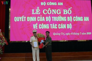 Trung tá Kiều Đức Tính được bổ nhiệm làm Phó Giám đốc Công an tỉnh Quảng Trị.