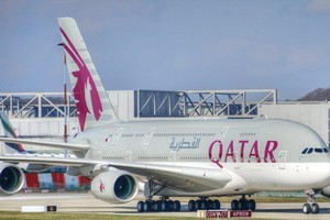 Máy bay của hãng hàng không Qatar Airways. (Nguồn: Flickr).
