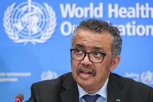 Tổng Giám đốc WHO Tedros Adhanom Ghebreyesus. Ảnh:
 AFP.