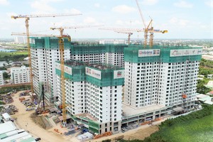 Dự án Akari City vượt tiến độ thi công, chính thức cất nóc giai đoạn 1