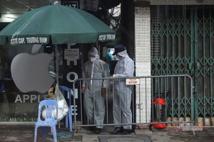 Hà Nội phong tỏa con ngõ Trương Định có ca dương tính Covid-19
