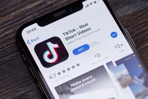 Ứng dụng TikTok trên hệ điều hành iOS. Ảnh: FT.