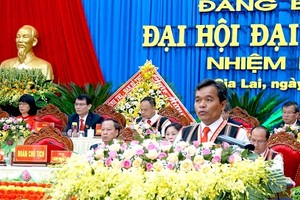 Đồng chí Hồ Văn Niên, Ủy viên dự khuyết Trung ương Đảng, Bí thư Tỉnh ủy khoá XV, Trưởng đoàn đại biểu Quốc hội tỉnh tái đắc cử chức danh Bí thư Tỉnh ủy Gia Lai khoá XVI (nhiệm kỳ 2020-2025) - Ảnh: VGP/Thế Phong.