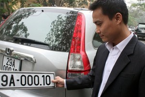 Theo dự thảo Luật Bảo đảm trật tự, an toàn giao thông đường bộ, biển số xe có thể sẽ được đấu giá.
