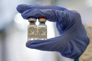 Hai mũi tiêm vaccine Sputnik V của Nga. Ảnh: RIDF.