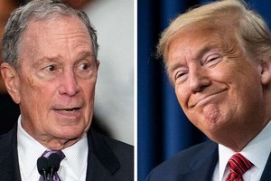 Tỷ phú truyền thông Michael Bloomberg (trái) và Tổng thống Mỹ Donald Trump (Ảnh: Fox).