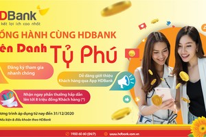 Cơ hội nhận quà thưởng lên đến 7,5 tỷ đồng khi đồng hành cùng HDBank