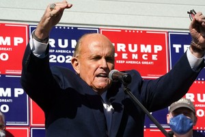 Luật sư Rudy Giuliani của Tổng thống Trump. Ảnh: AFP.