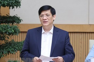 Bộ trưởng Bộ Y tế Nguyễn Thanh Long. (Ảnh: Thống Nhất/TTXVN).