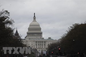 Tòa nhà Quốc hội Mỹ ở Washington, DC. (Ảnh: THX/TTXVN).