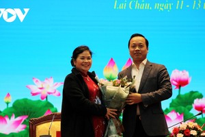 Bà Giàng Páo Mỷ, Ủy viên Trung ương Đảng, Bí thư Tỉnh ủy, Trưởng đoàn Đại biểu Quốc hội tỉnh được bầu giữ chức danh Chủ tịch HĐND tỉnh khóa XIV.