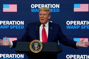 Tổng thống Mỹ Donald Trump. Ảnh: AP.